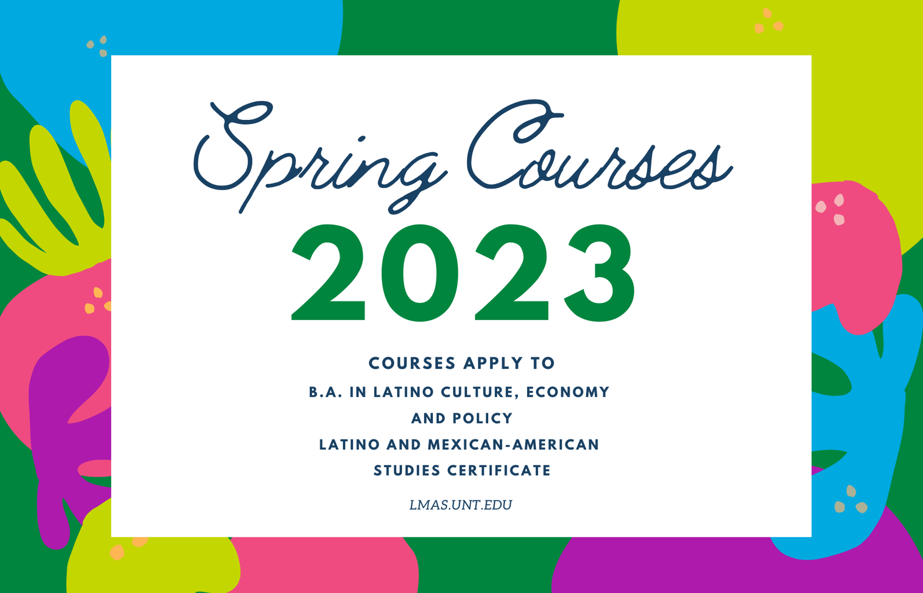 Spring courses 2023